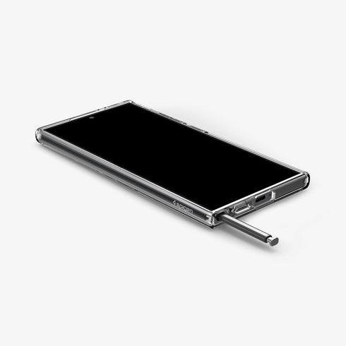 ACS07294 - Galaxy S24 Ultra Case Ultra Hybrid Zero One in Zero One White showing the back